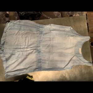 Bella Dahl denim print short romper